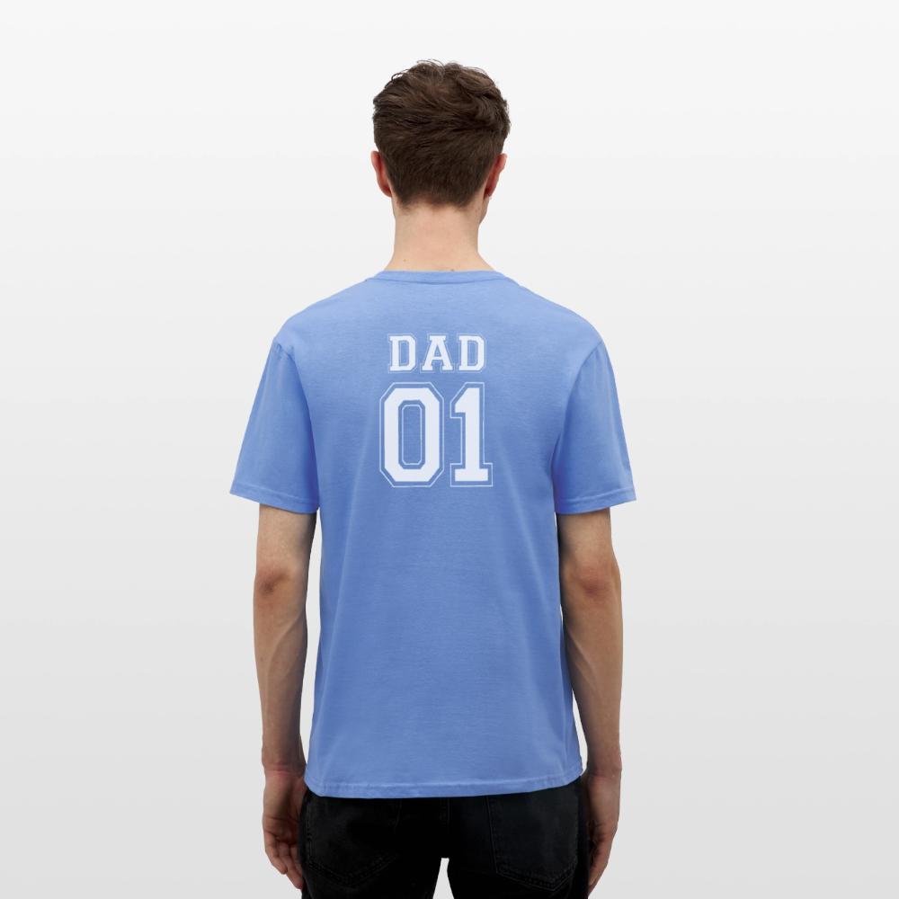 Men's T-Shirt - DAD 01 (white) - carolina blue