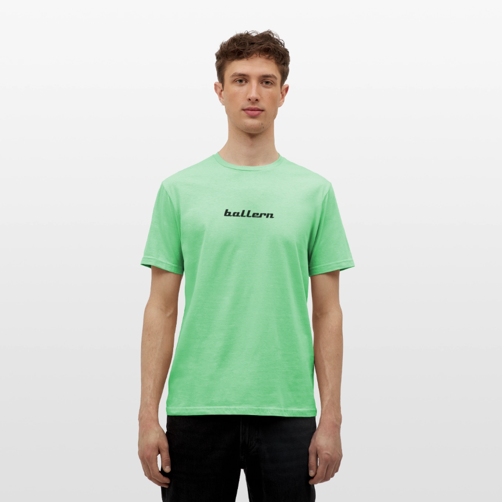 Männer T-Shirt - "ballern_1" - Mintgrün