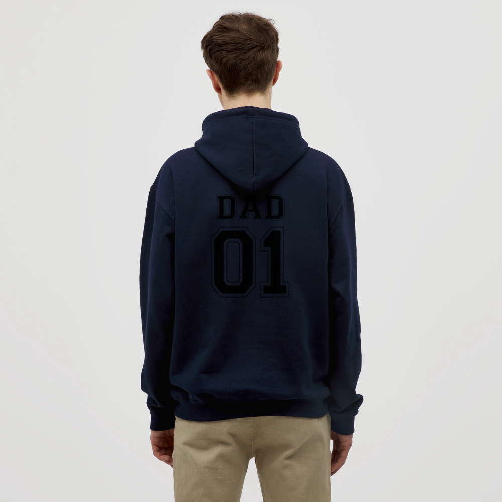 Unisex Hoodie - DAD 01 (black) - Navy