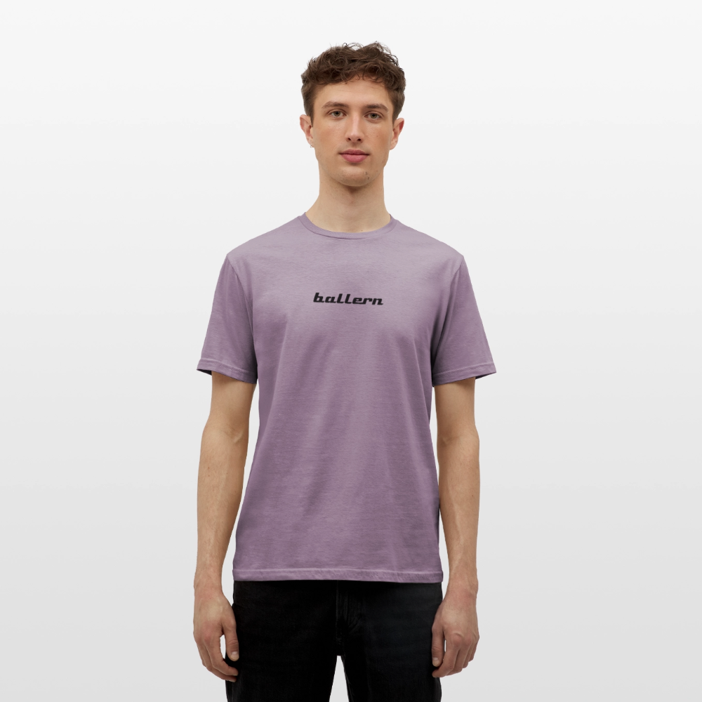 Männer T-Shirt - "ballern_1" - Lilagrau