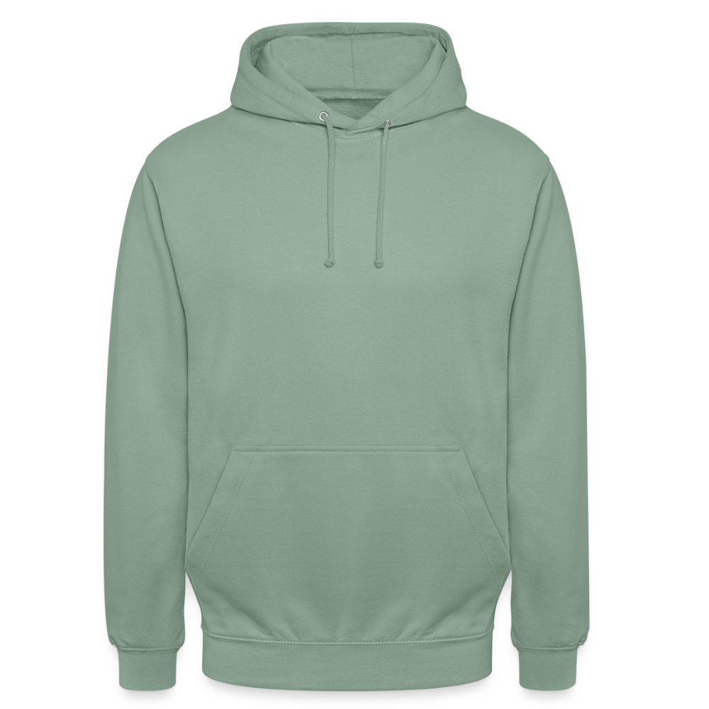 Unisex Hoodie - HELD 01 (black) - Graugrün