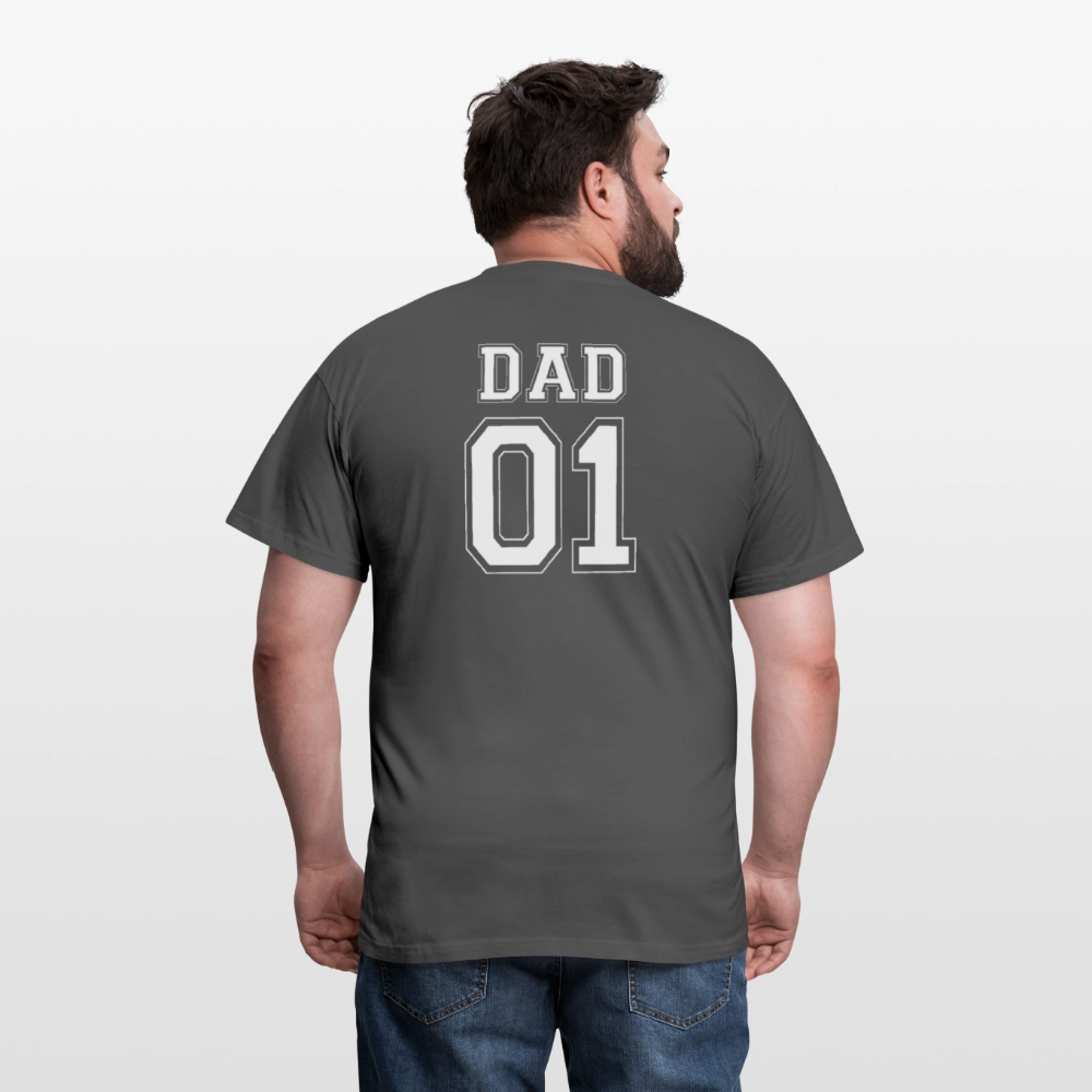 Men's T-Shirt - DAD 01 (white) - Anthrazit