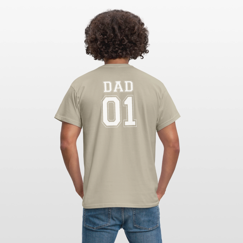 Men's T-Shirt - DAD 01 (white) - Sandbeige