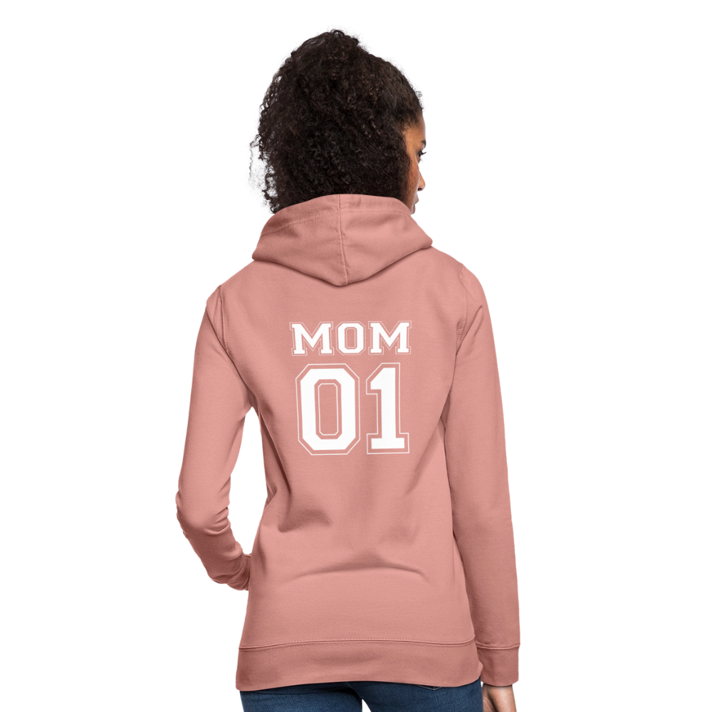 Frauen Hoodie - MOM 01 (white) - Altrosa