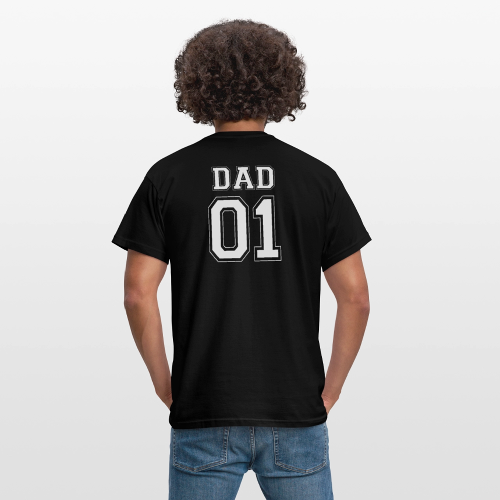 Men's T-Shirt - DAD 01 (white) - Schwarz