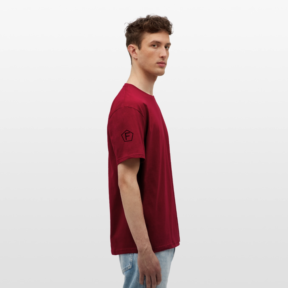 Männer T-Shirt - "ballern_1" - Ziegelrot