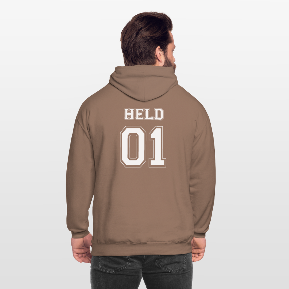 Unisex Hoodie - HELD 01 (white) - Mokka