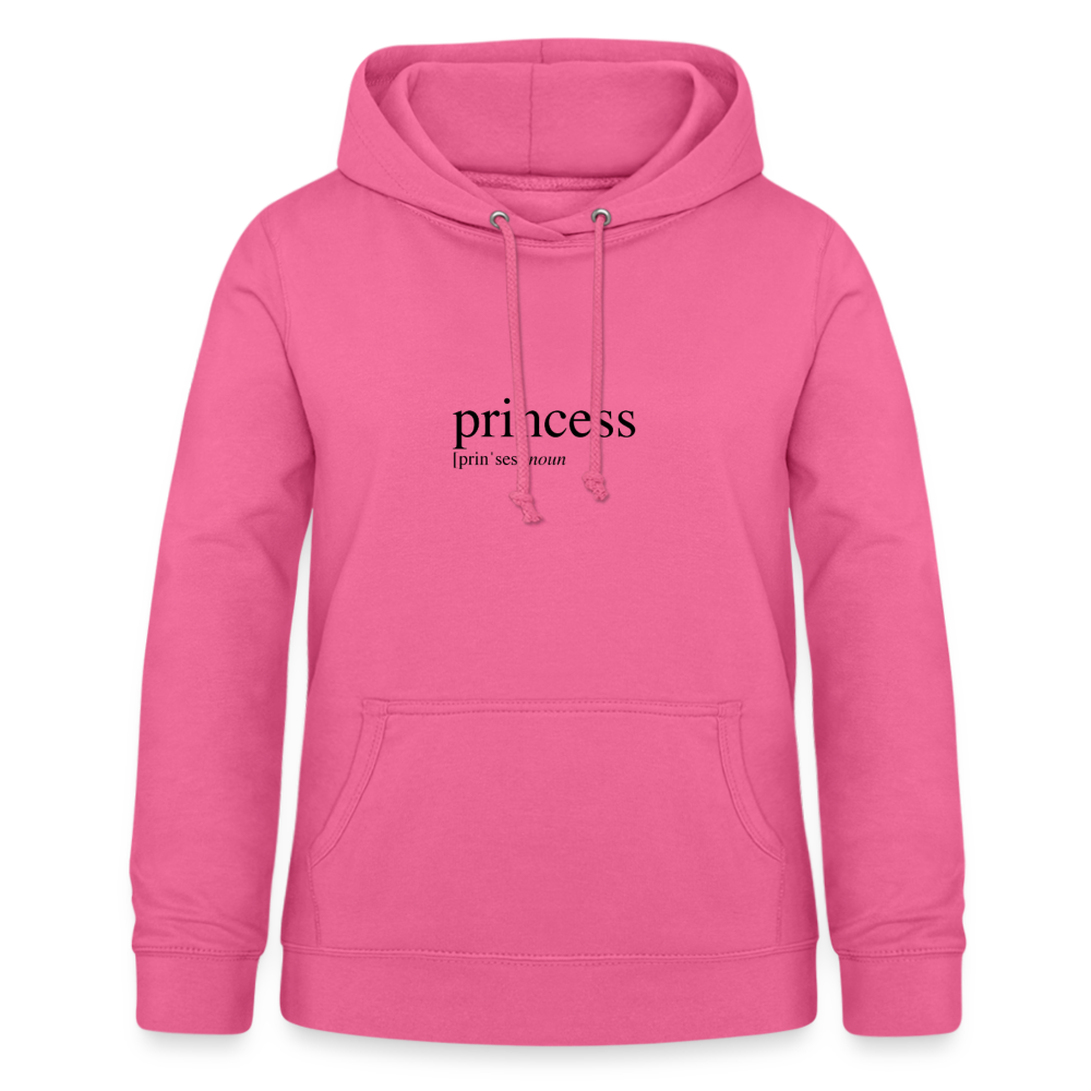 Women's Hoodie - princess (black) - pink