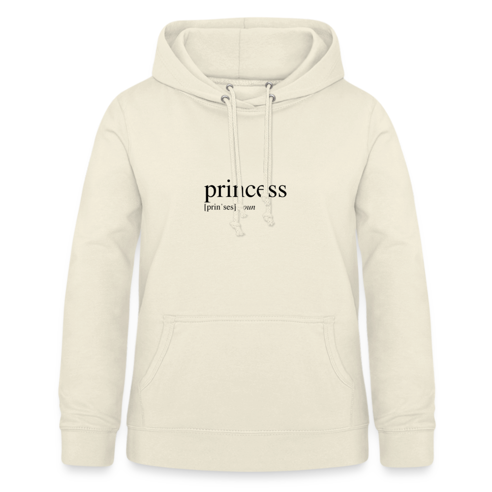 Women's Hoodie - princess (black) - vanilla