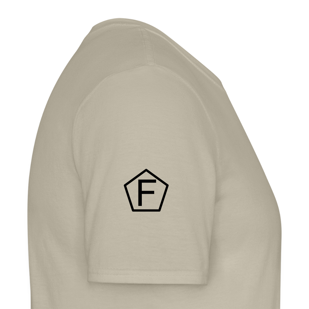 Männer T-Shirt - "ballern_1" - Sandbeige
