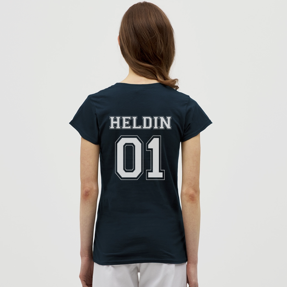 Women's T-Shirt - HELDIN 01 (white) - Navy