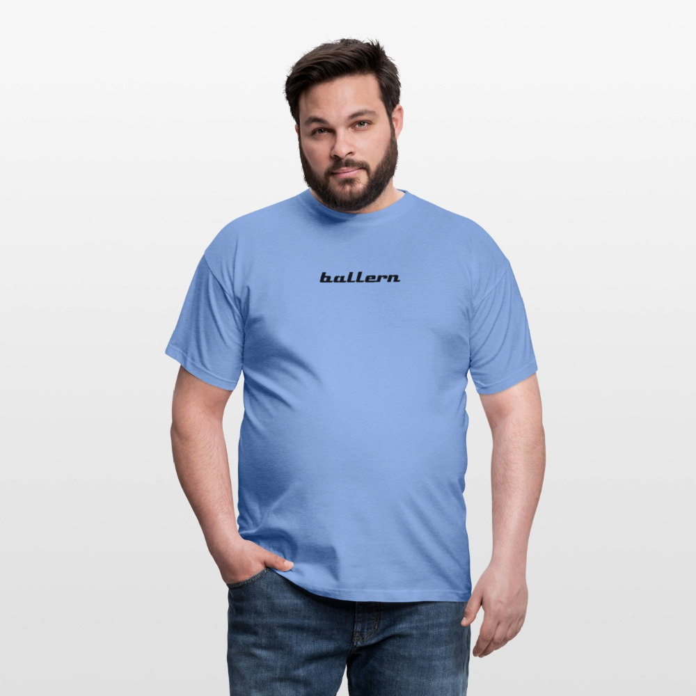 Männer T-Shirt - "ballern_1" - carolina blue