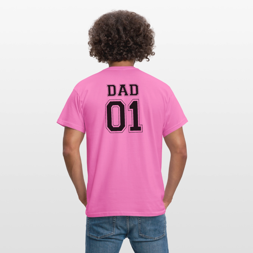 Men's T-Shirt - DAD 01 (black) - Pink