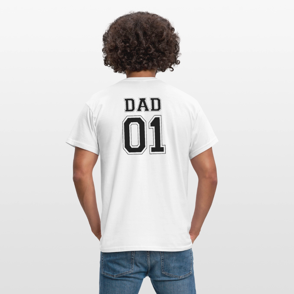 Men's T-Shirt - DAD 01 (black) - Weiß