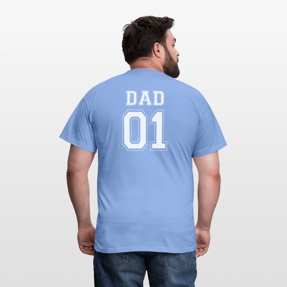 Men's T-Shirt - DAD 01 (white) - carolina blue