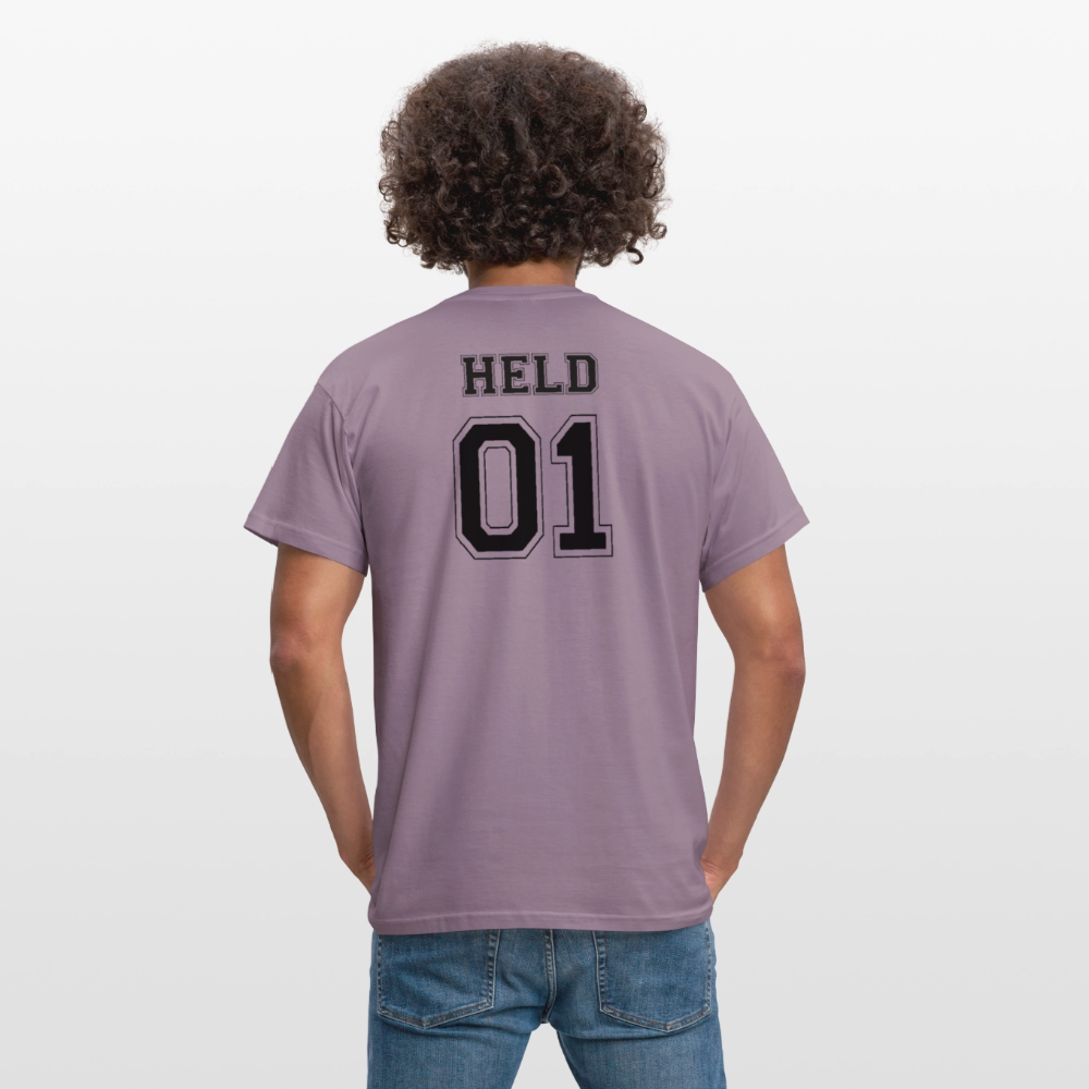 Men's T-Shirt - HELD 01 (black) - Lilagrau