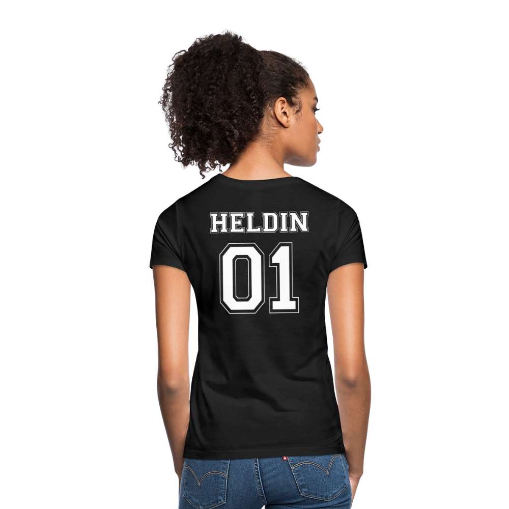 Women's T-Shirt - HELDIN 01 (white) - Schwarz