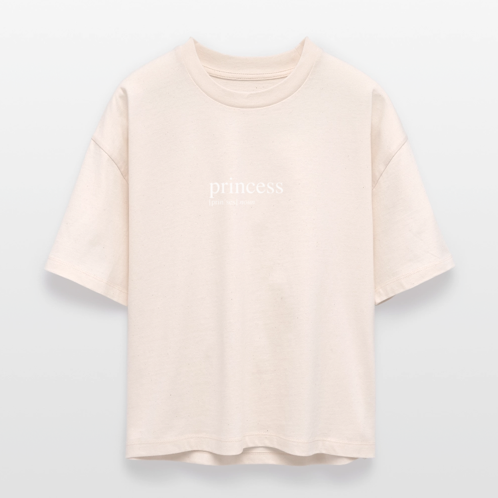 Frauen Boxy Bio-T-Shirt Nova - princess (white) - natural raw