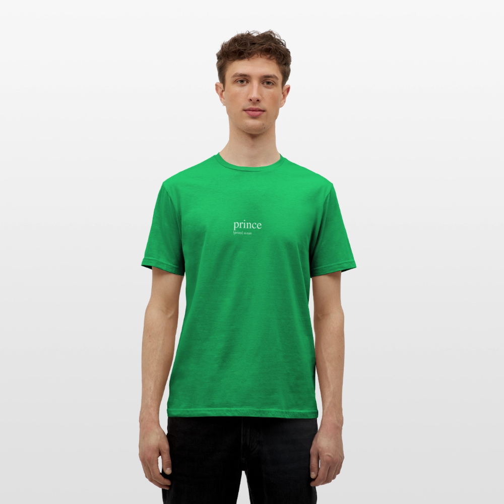 Men's T-Shirt - prince (white) - kelly green