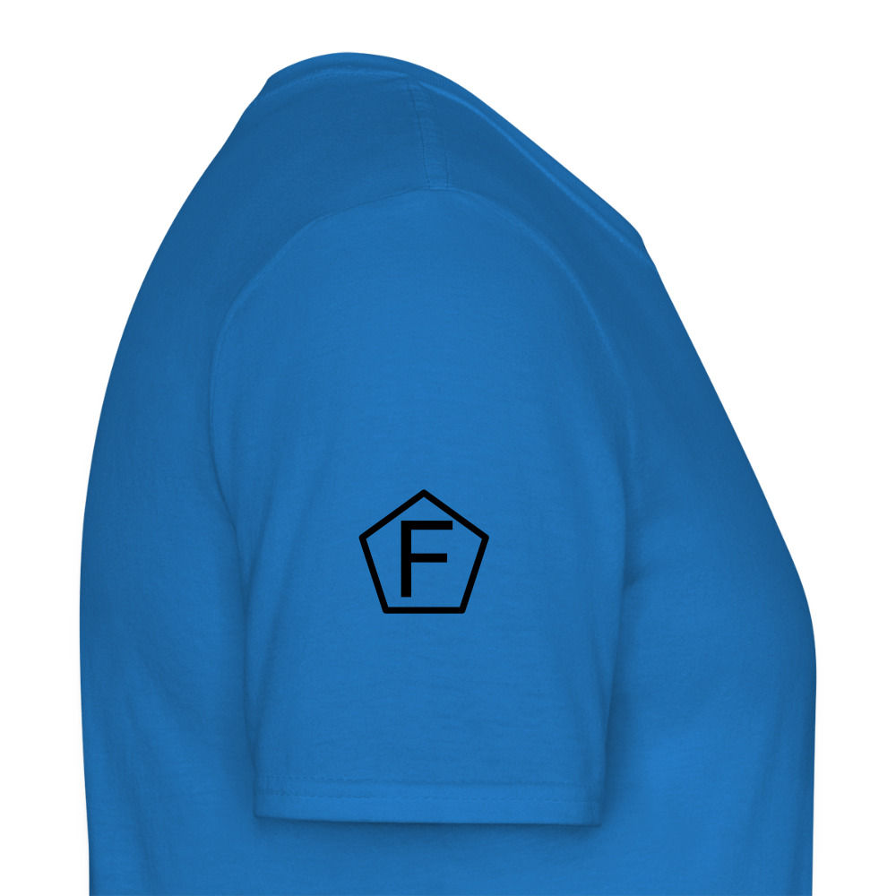 Männer T-Shirt - "ballern_1" - Royalblau