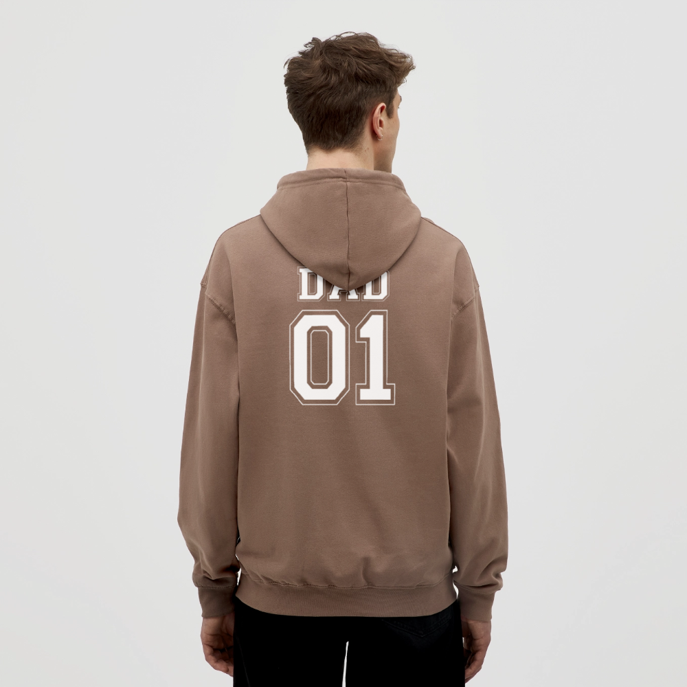 Unisex Hoodie - DAD 01 (white) - Mokka