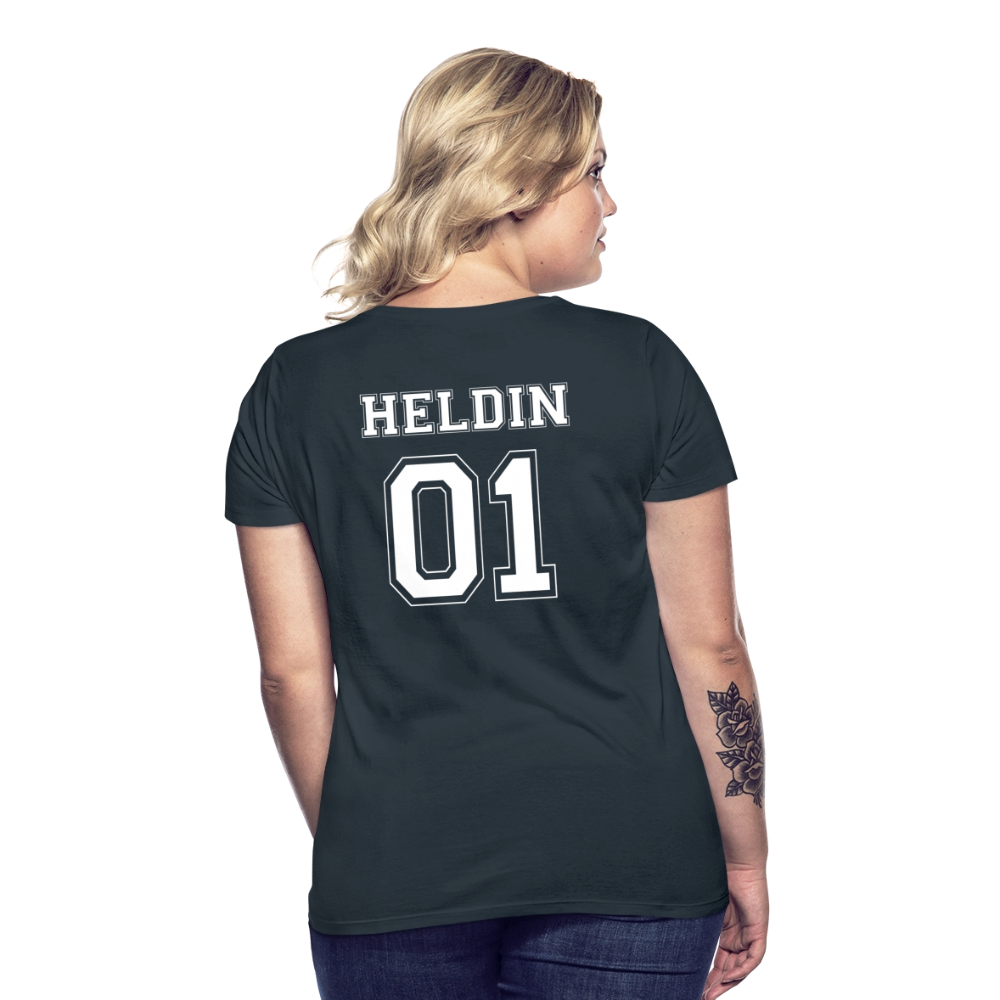 Women's T-Shirt - HELDIN 01 (white) - Navy