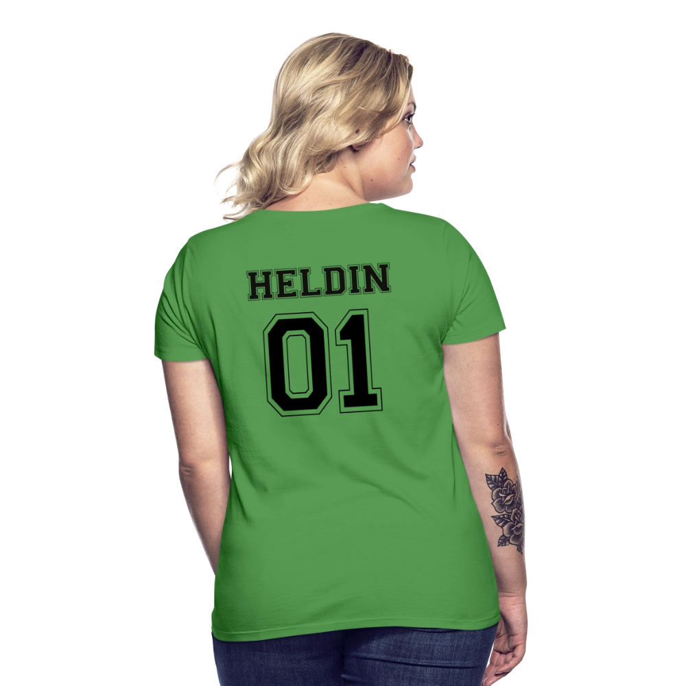 Women's T-Shirt - HELDIN 01 (black) - Kelly Green