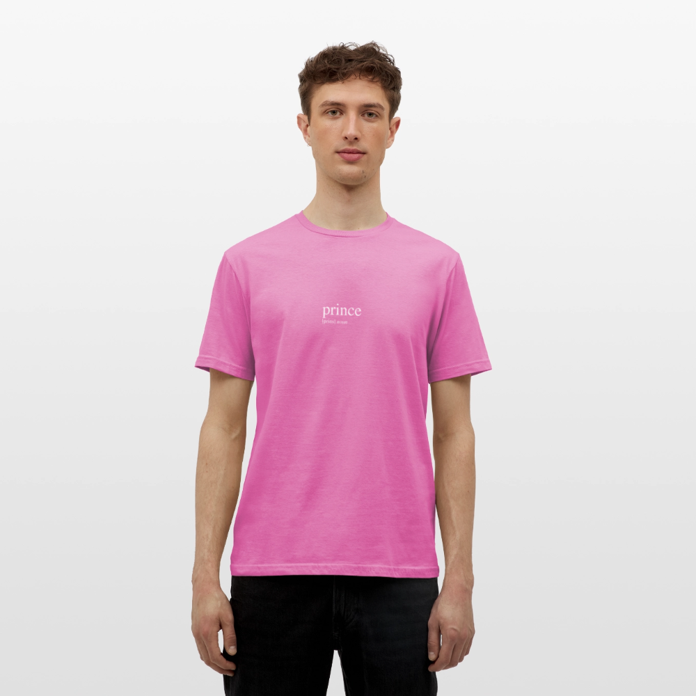 Men's T-Shirt - prince (white) - pink