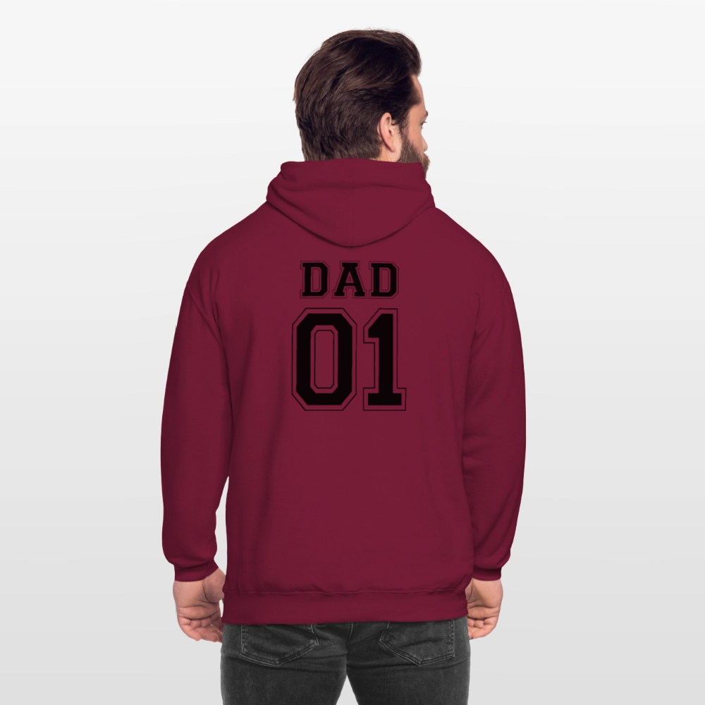 Unisex Hoodie - DAD 01 (black) - Bordeaux