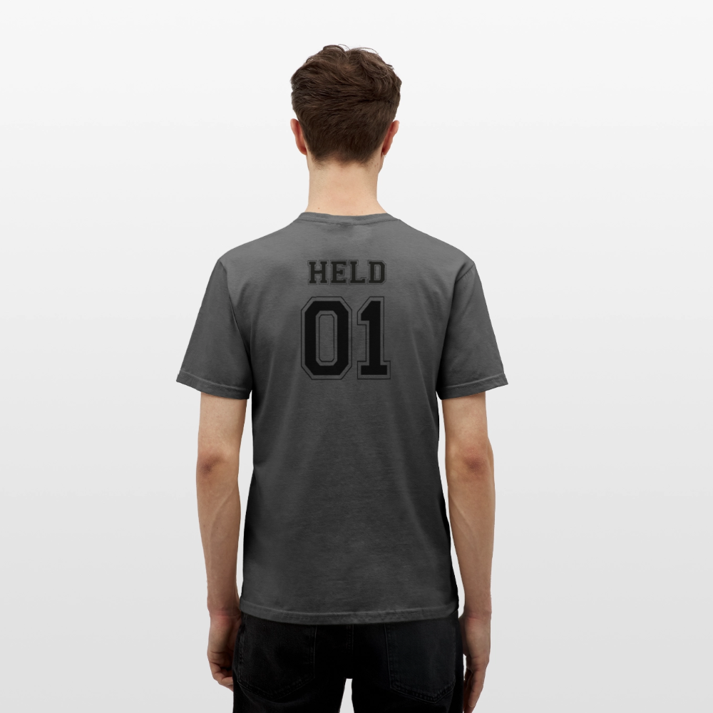 Men's T-Shirt - HELD 01 (black) - Anthrazit