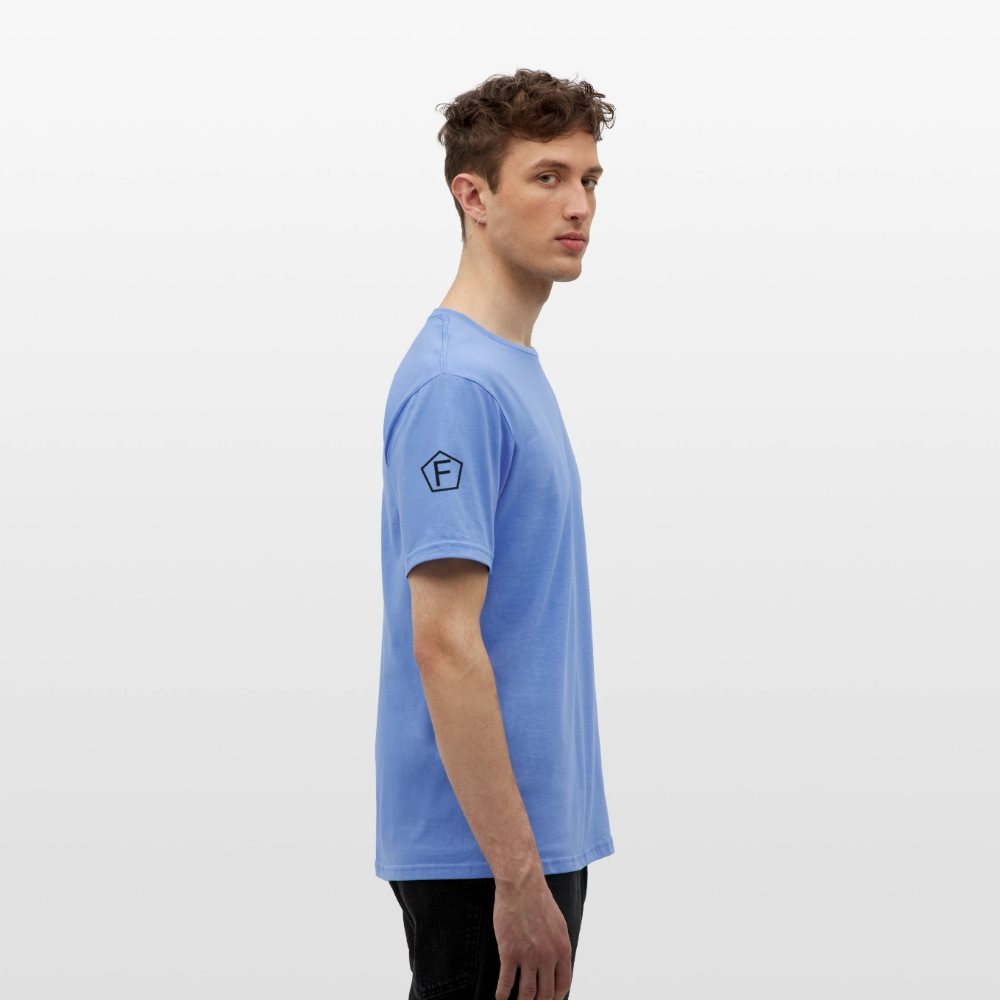 Männer T-Shirt - "ballern_1" - carolina blue