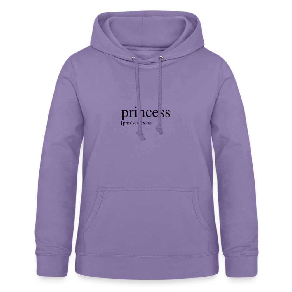 Women's Hoodie - princess (black) - lavender