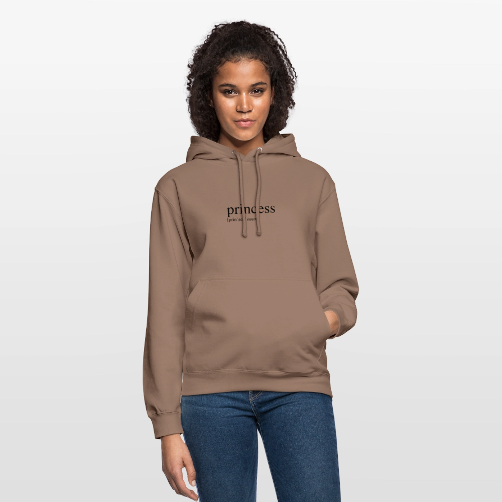 Unisex Hoodie - princess (black) - mocha