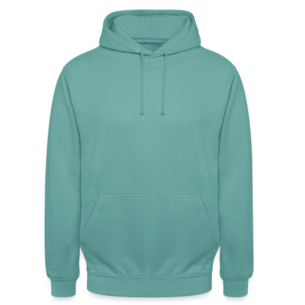 Unisex Hoodie - HELD 01 (black) - Pastelltürkis