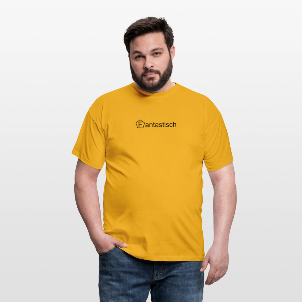 Männer T-Shirt - "Fantastisch" - Gelb