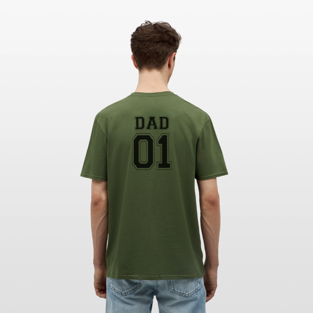 Men's T-Shirt - DAD 01 (black) - Militärgrün
