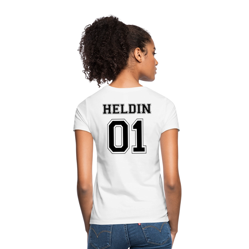 Women's T-Shirt - HELDIN 01 (black) - Weiß
