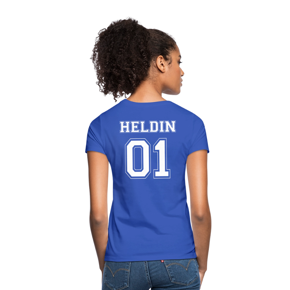 Women's T-Shirt - HELDIN 01 (white) - Royalblau