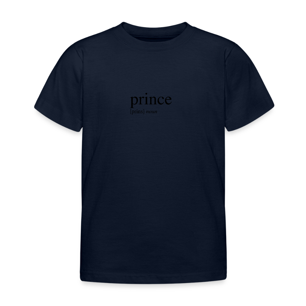 Kids`T-Shirt - prince (black) - navy