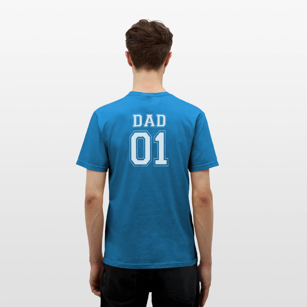 Men's T-Shirt - DAD 01 (white) - Royalblau