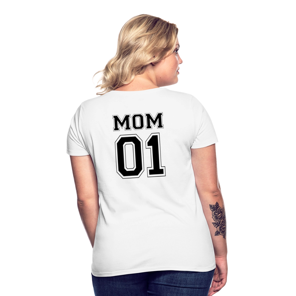 Women's T-Shirt - MOM 01 (black) - Weiß