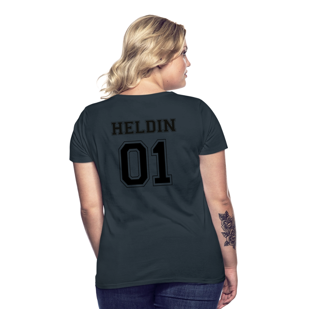 Women's T-Shirt - HELDIN 01 (black) - Navy