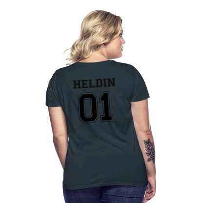 Women's T-Shirt - HELDIN 01 (black) - Navy