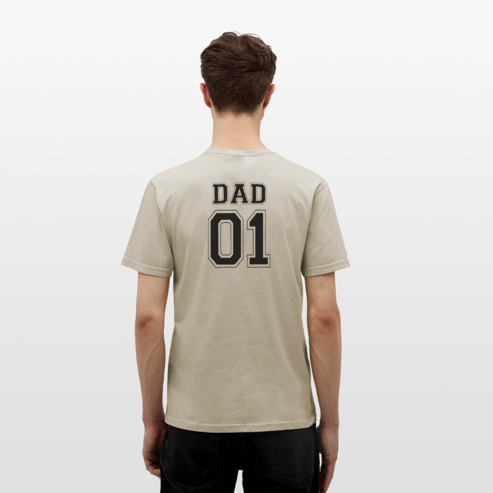 Men's T-Shirt - DAD 01 (black) - Sandbeige