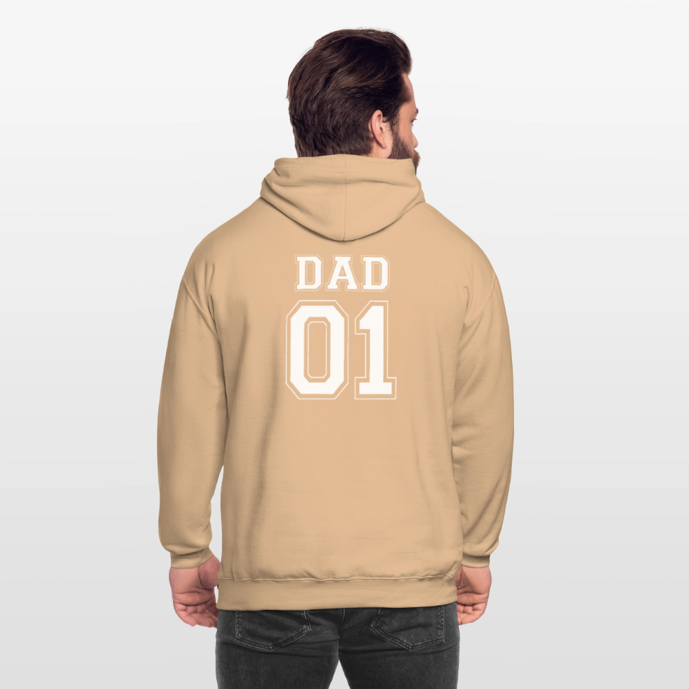 Unisex Hoodie - DAD 01 (white) - Pfirsich