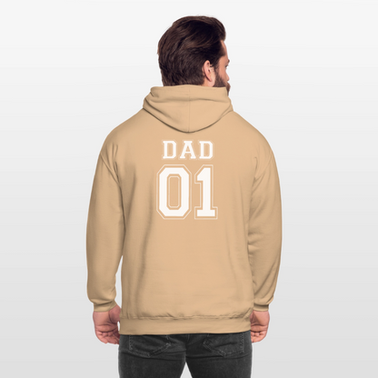 Unisex Hoodie - DAD 01 (white) - Pfirsich