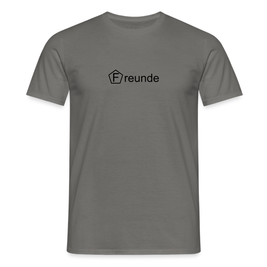 Männer T-Shirt - "Freunde" - Graphit