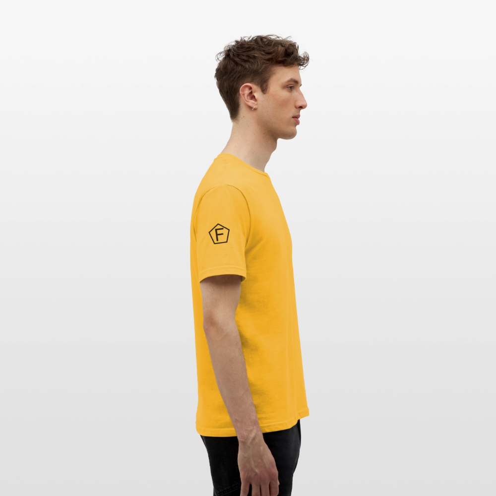 Männer T-Shirt - "ballern_1" - Gelb