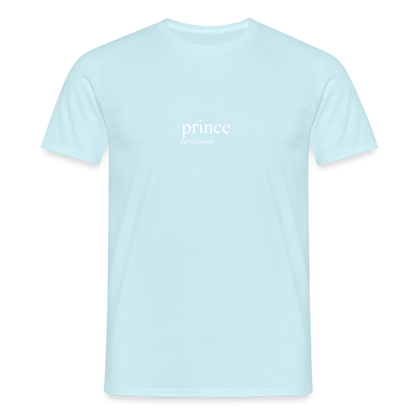 Men's T-Shirt - prince (white) - sky