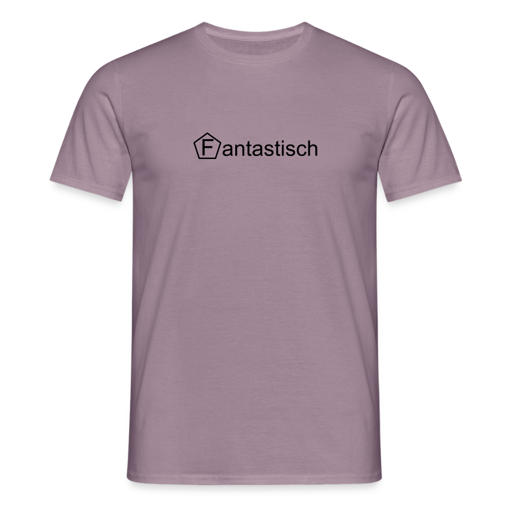 Männer T-Shirt - "Fantastisch" - Lilagrau 